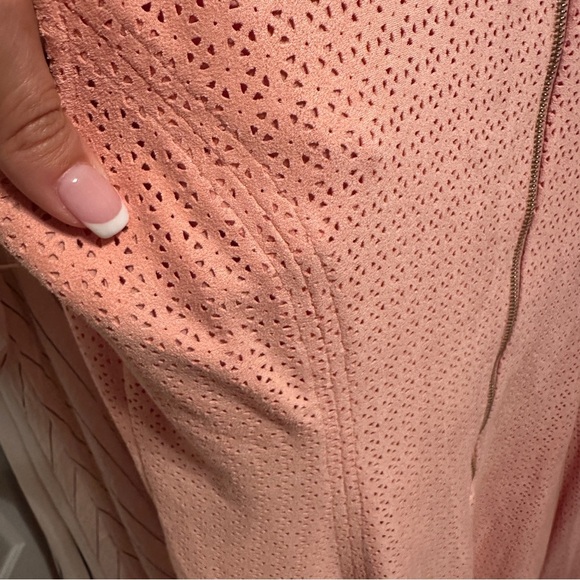 The Limited Coral Eyelet Fit & Flare Dress Size L NWT - Picture 9 of 16